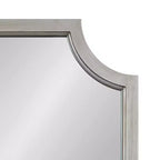 Kate and Laurel Hogan Specchio smerlato in MDF, 61 x 91 cm, Argento