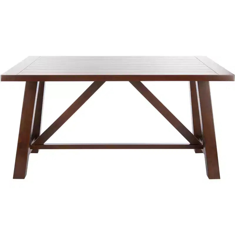 Ainslee Rectangle Dining Table - DTB9217A - Brown - Safavieh