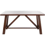 Ainslee Rectangle Dining Table - DTB9217A - Brown - Safavieh