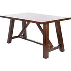 Ainslee Rectangle Dining Table - DTB9217A - Brown - Safavieh
