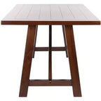 Ainslee Rectangle Dining Table - DTB9217A - Brown - Safavieh