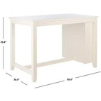 Aero Rectangle Counter Table - DTB9218 - White - Safavieh