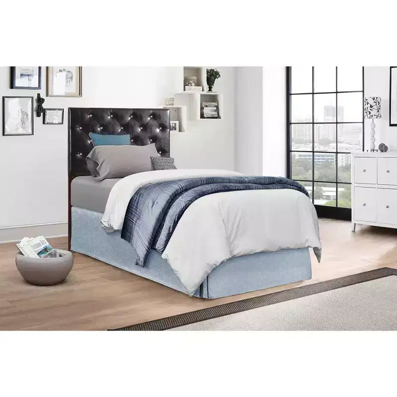 Passion Furniture Super Nova 2 Tufted Twin Headboard