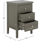 Deniz Nightstand With Storage - AMH6628 - Safavieh Couture