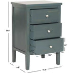 Deniz Nightstand With Storage - AMH6628 - Safavieh Couture