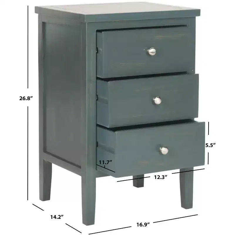 Deniz Nightstand With Storage - AMH6628 - Safavieh Couture