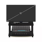 Furinno Industrial TV Stands Media Entertainment Center with 2-tier Open Storage Shelves
