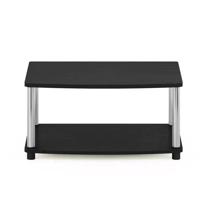 Furinno Industrial TV Stands Media Entertainment Center with 2-tier Open Storage Shelves