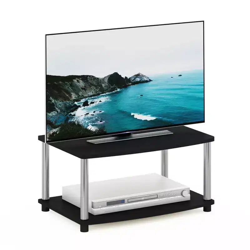 Furinno Industrial TV Stands Media Entertainment Center with 2-tier Open Storage Shelves