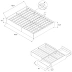 DHP Maven Platform Bed with Storage