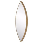 Uttermost Ellipse Golden Bronze 14 x 39 3/4 Wall Mirror