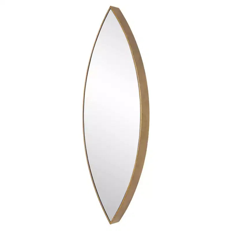 Uttermost Ellipse Golden Bronze 14 x 39 3/4 Wall Mirror