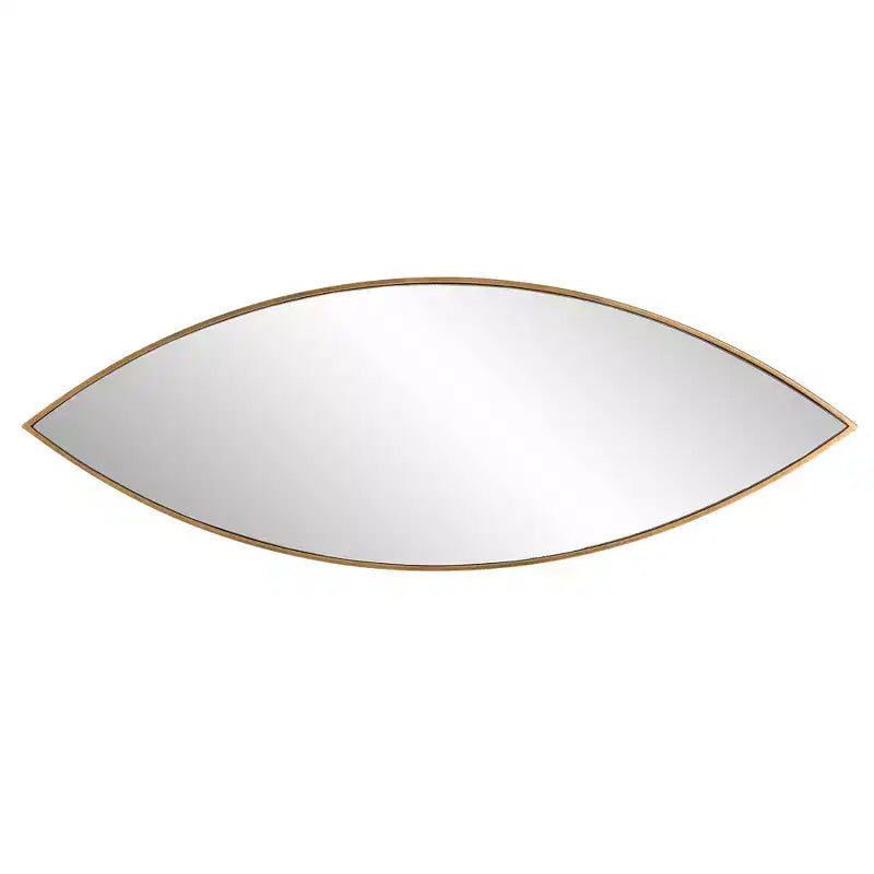 Uttermost Ellipse Golden Bronze 14 x 39 3/4 Wall Mirror