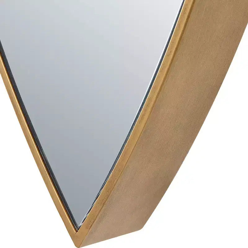 Uttermost Ellipse Golden Bronze 14 x 39 3/4 Wall Mirror