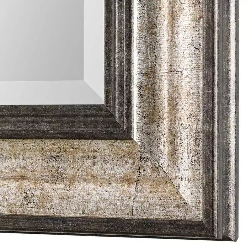 Uttermost Shefford Silver and Bronze 31 x 43 Rectangular Wall Mirror