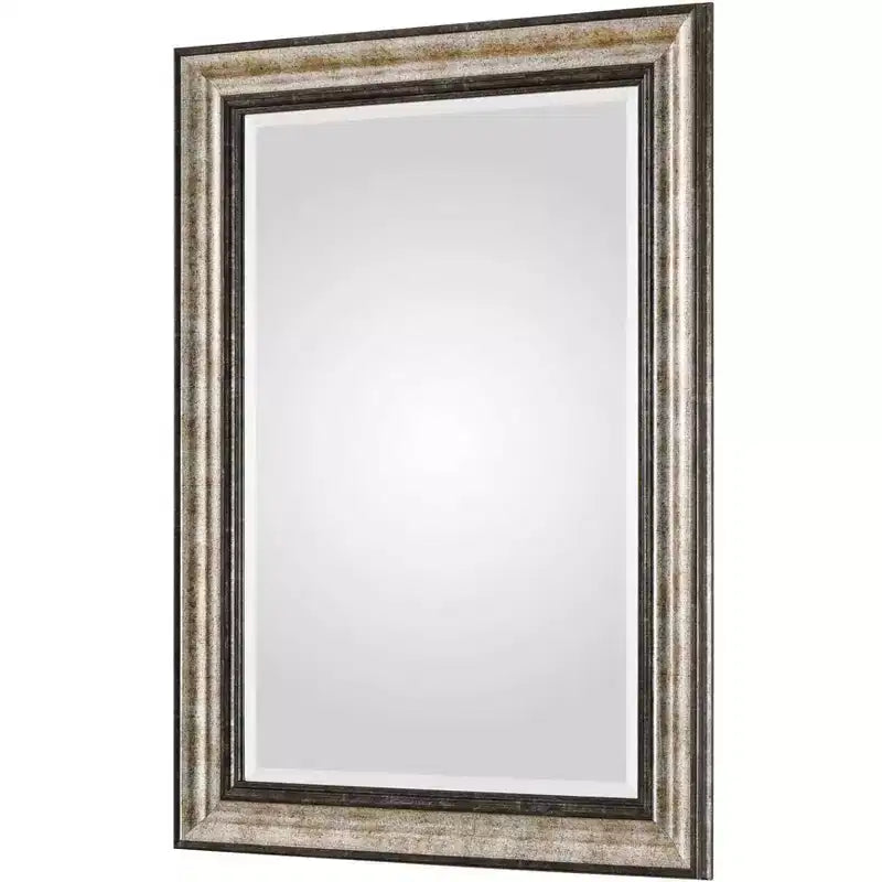 Uttermost Shefford Silver and Bronze 31 x 43 Rectangular Wall Mirror