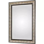 Uttermost Shefford Silver and Bronze 31 x 43 Rectangular Wall Mirror