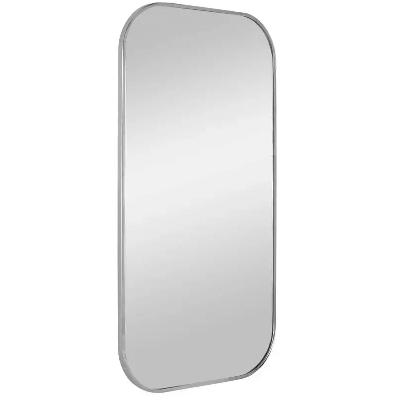 Uttermost Taft 41 x 21 Polished Nickel Rectangular Wall Mirror