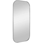 Uttermost Taft 41 x 21 Polished Nickel Rectangular Wall Mirror