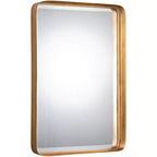 Uttermost Crofton Gold Leaf 20 1/4 x 30 1/4 Wall Mirror