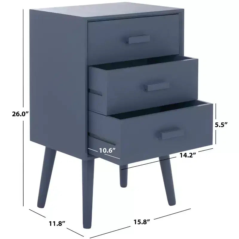Tavolino con 3 Cassetti Pomona - CHS5700 - Safavieh