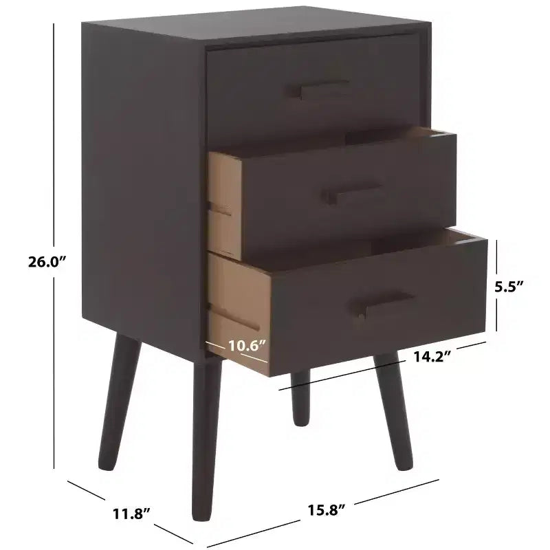 Tavolino con 3 Cassetti Pomona - CHS5700 - Safavieh