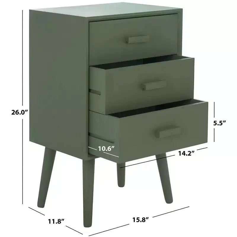 Tavolino con 3 Cassetti Pomona - CHS5700 - Safavieh