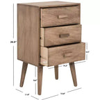 Tavolino con 3 Cassetti Pomona - CHS5700 - Safavieh