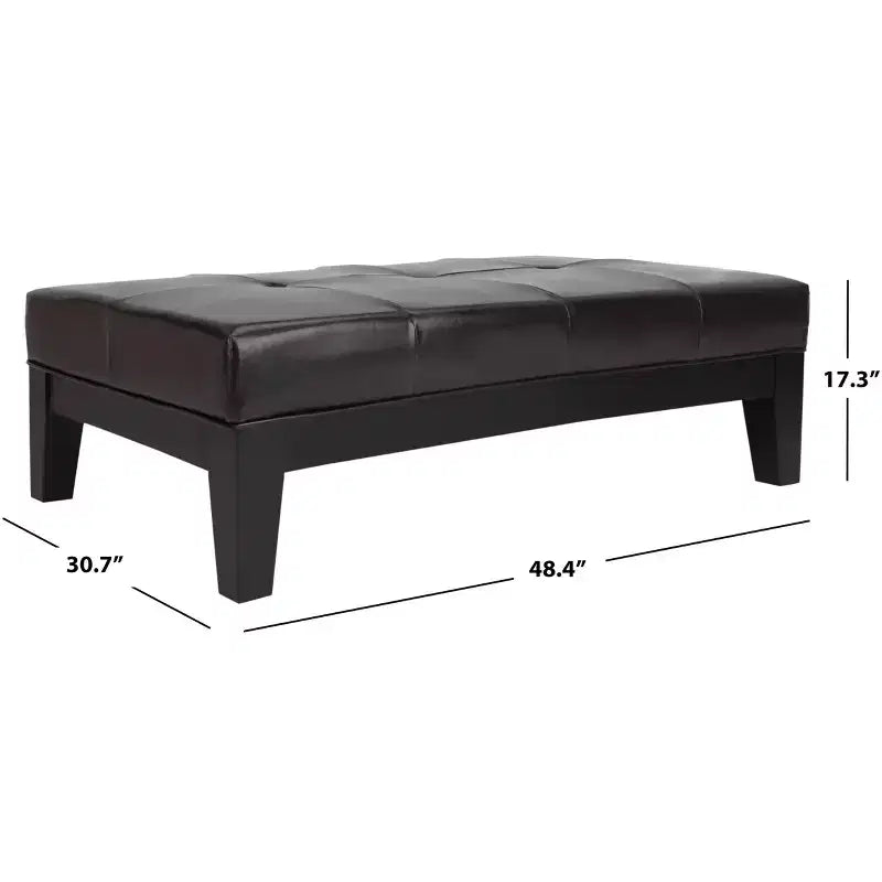 Jordan Cocktail Ottoman - HUD4066 - Safavieh Couture