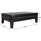 Jordan Cocktail Ottoman - HUD4066 - Safavieh Couture