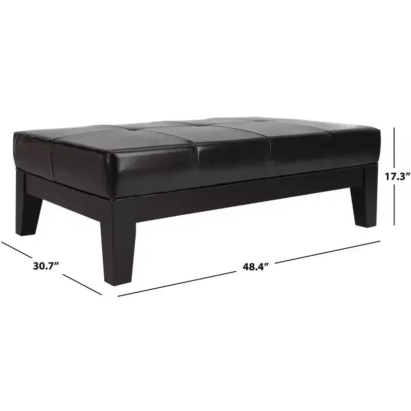Jordan Cocktail Ottoman - HUD4066 - Safavieh Couture
