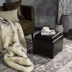 Harrison Pouf con vassoio singolo - HUD8233 - Safavieh Couture