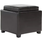 Harrison Pouf con vassoio singolo - HUD8233 - Safavieh Couture