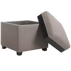 Harrison Pouf con vassoio singolo - HUD8233 - Safavieh Couture