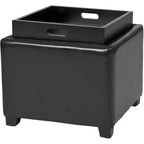 Harrison Pouf con vassoio singolo - HUD8233 - Safavieh Couture
