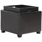Harrison Pouf con vassoio singolo - HUD8233 - Safavieh Couture