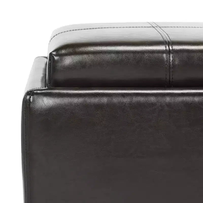 Harrison Pouf con vassoio singolo - HUD8233 - Safavieh Couture