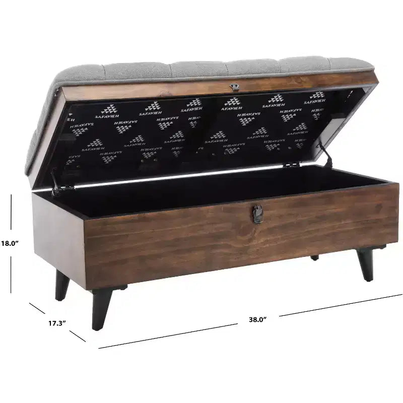 Liam Tufted Cocktail Ottoman - OTT6400 - Safavieh
