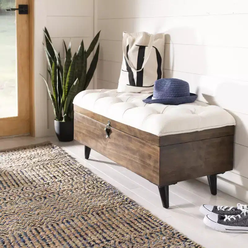 Liam Tufted Cocktail Ottoman - OTT6400 - Safavieh