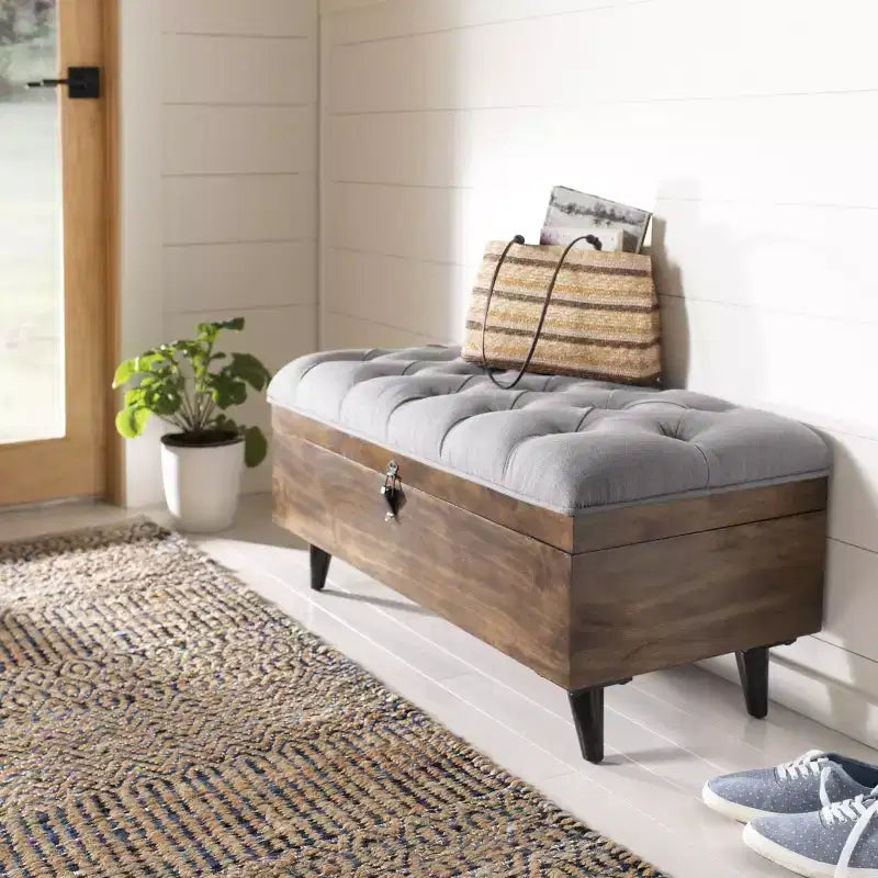 Liam Tufted Cocktail Ottoman - OTT6400 - Safavieh