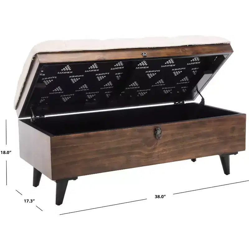 Liam Tufted Cocktail Ottoman - OTT6400 - Safavieh