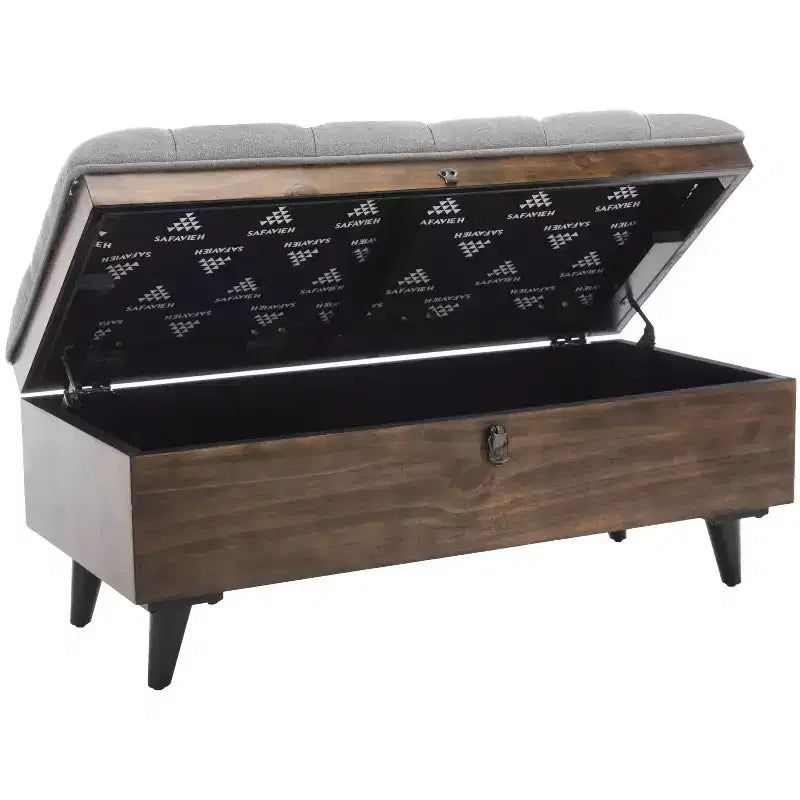 Liam Tufted Cocktail Ottoman - OTT6400 - Safavieh