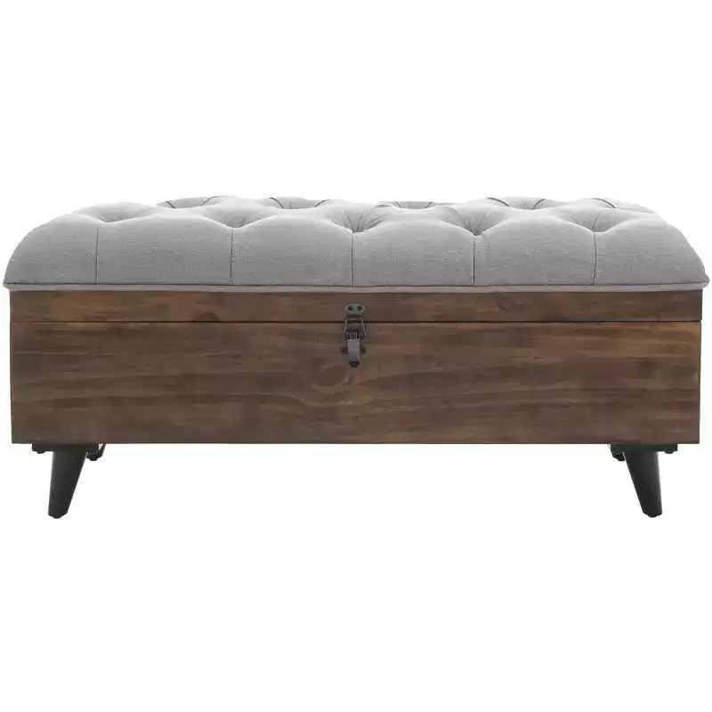 Liam Tufted Cocktail Ottoman - OTT6400 - Safavieh