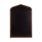 Kate and Laurel Tudor Arch Wall Mirror, 24x36, Walnut Brown