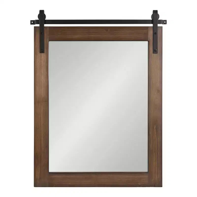 Kate and Laurel Cates Rustic Wall Mirror