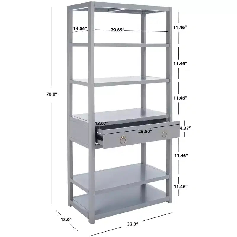 Johni Etagere a 1 Cassetto e 5 Ripiani - ETG9200 - Safavieh
