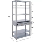 Johni Etagere a 1 Cassetto e 5 Ripiani - ETG9200 - Safavieh