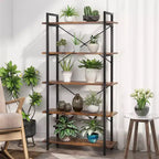 Lantine 63 5-Tier Open Etagere Bookcase