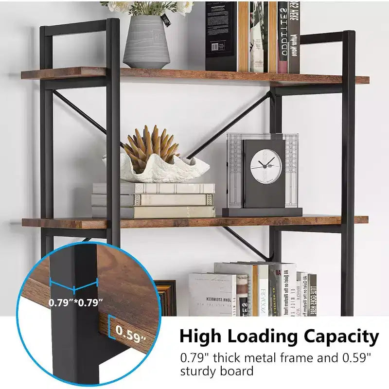 Lantine 63 5-Tier Open Etagere Bookcase
