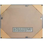 Amanti Art Harvard Walnut Beveled Framed Wall Mirror